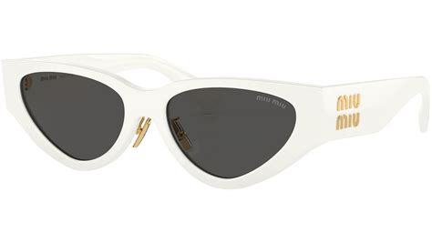 Miu Miu MU03ZS 1425S0 Sunglasses in White